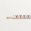 Pulseira Lignes Essentielles, diamantes em corte brilhante