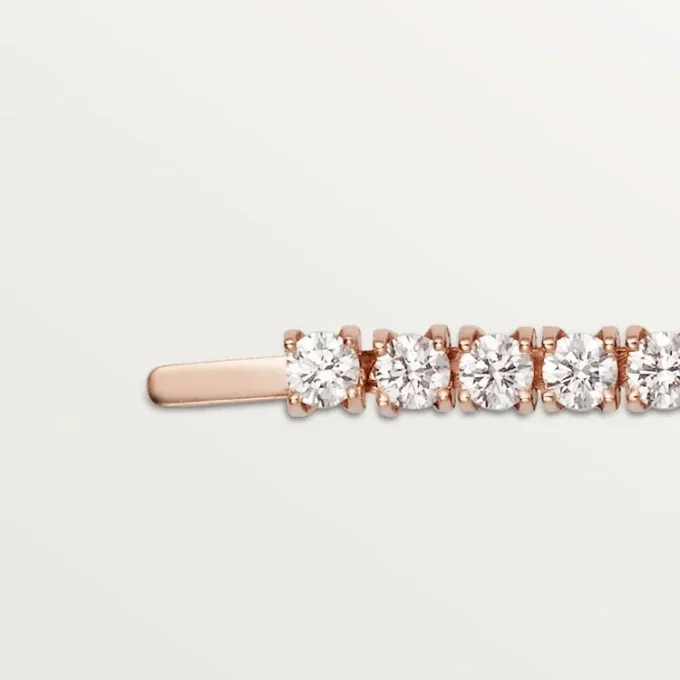 Pulseira Lignes Essentielles, diamantes em corte brilhante