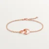 Pulseira Love, com corrente
