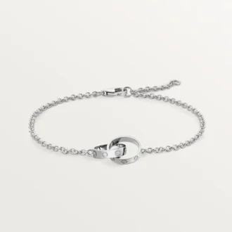Pulseira Love, com corrente