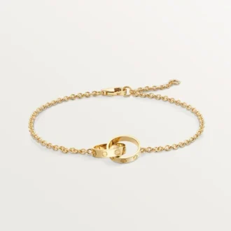 Pulseira Love, com corrente