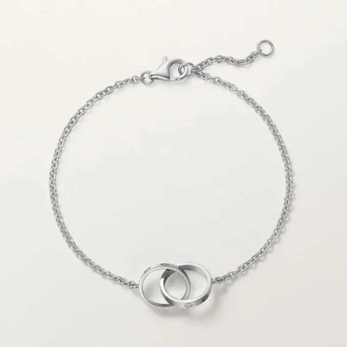 Pulseira Love, com corrente