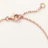 Pulseira Love, em corrente, pavé