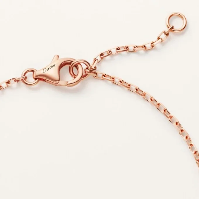 Pulseira Love, em corrente, pavé