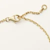 Pulseira Love, em corrente, semi-pavimentada