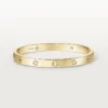 Pulseira Love, Modelo Clássico, 4 Diamantes