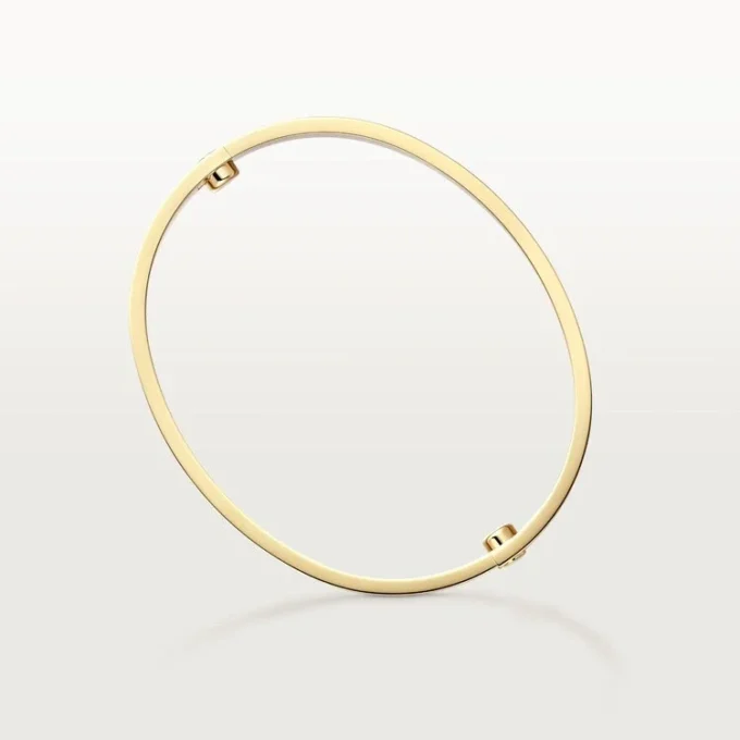 Pulseira Love, Modelo Clássico, 4 Diamantes