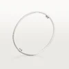 Pulseira Love, Modelo Clássico, 4 Diamantes