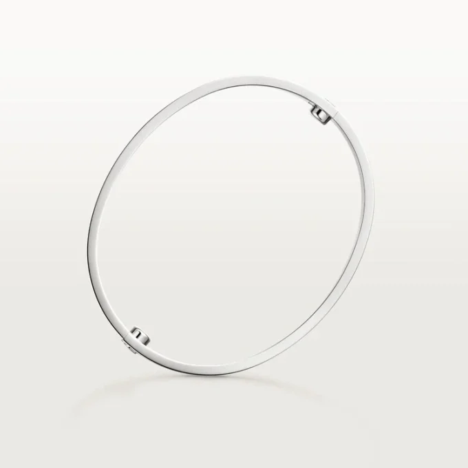 Pulseira Love, Modelo Clássico, 4 Diamantes