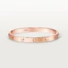 Pulseira Love, Modelo Clássico, Escovada
