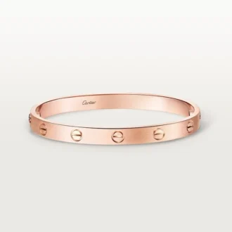 Pulseira Love, Modelo Clássico, Escovada