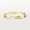 Pulseira Love, Modelo Clássico, Escovada