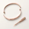 Pulseira Love, Modelo Clássico, Escovada
