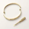Pulseira Love, Modelo Clássico, Escovada