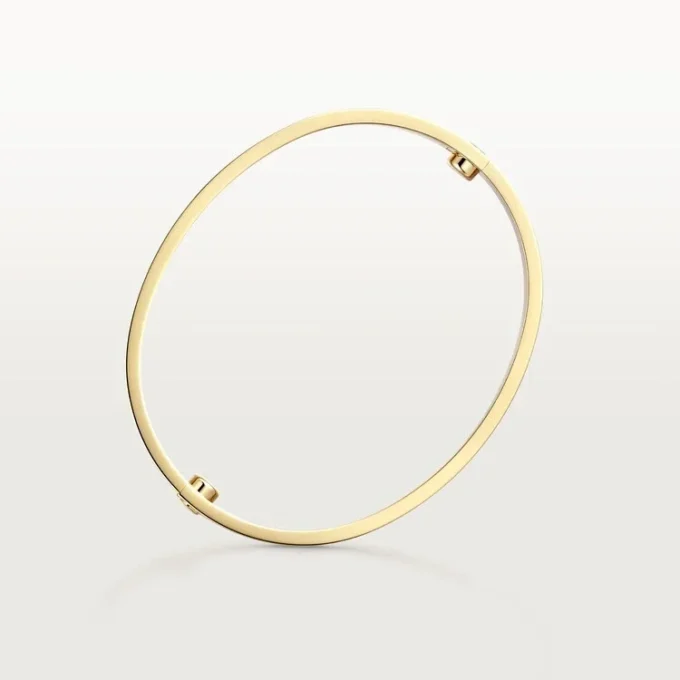 Pulseira Love, Modelo Clássico, Escovada