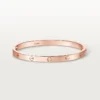 Pulseira Love, modelo médio