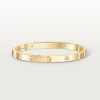 Pulseira Love, modelo médio, 4 diamantes