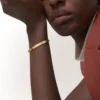 Pulseira Love, modelo médio, 4 diamantes