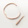 Pulseira Love, modelo médio, 4 diamantes