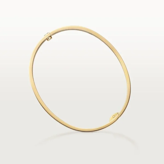 Pulseira Love, modelo médio, 4 diamantes