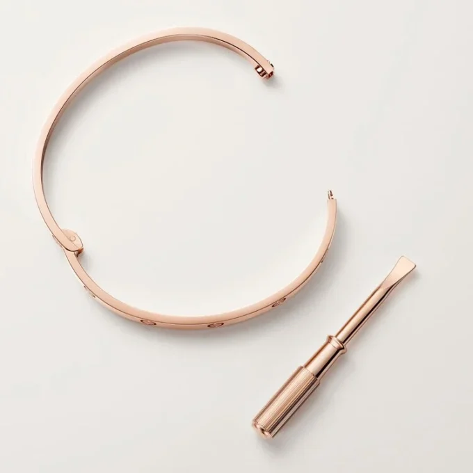 Pulseira Love, modelo médio