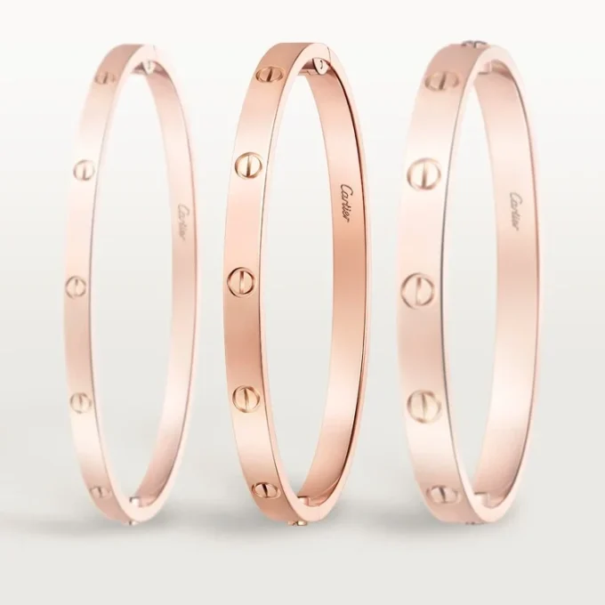 Pulseira Love, modelo médio