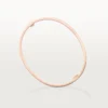 Pulseira Love, modelo médio, 4 diamantes