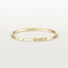 Pulseira Love, modelo pequeno, 10 diamantes