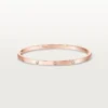 Pulseira Love, modelo pequeno, 10 diamantes