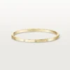 Pulseira Love, modelo pequeno, 6 diamantes