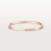 Pulseira Love, modelo pequeno, 6 diamantes