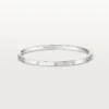 Pulseira Love, modelo pequeno, 6 diamantes