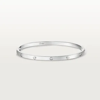 Pulseira Love, modelo pequeno, 6 diamantes