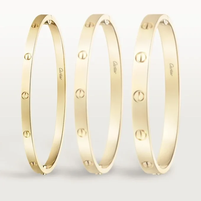 Pulseira Love, modelo pequeno