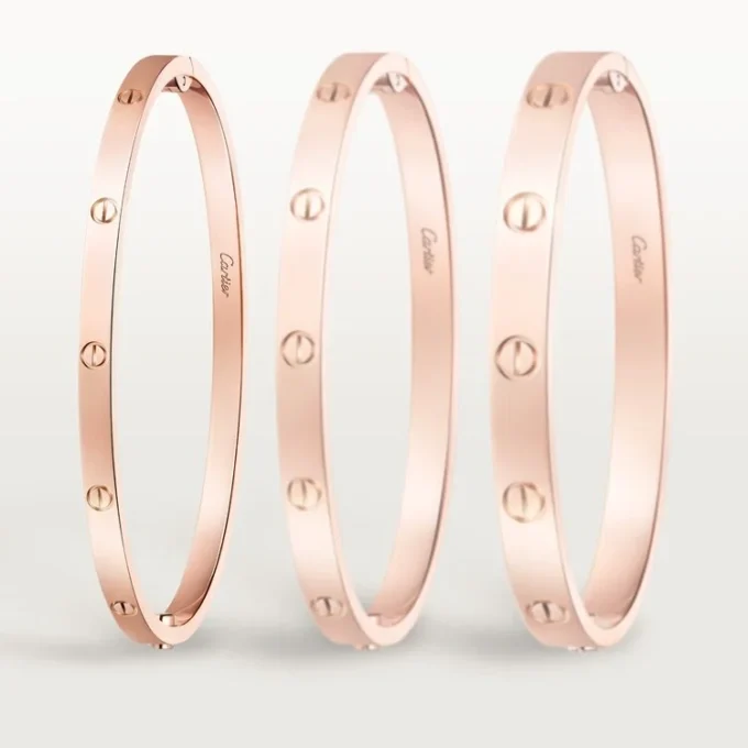 Pulseira Love, modelo pequeno