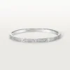Pulseira Love, modelo pequeno, pavé