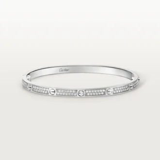 Pulseira Love, modelo pequeno, pavé