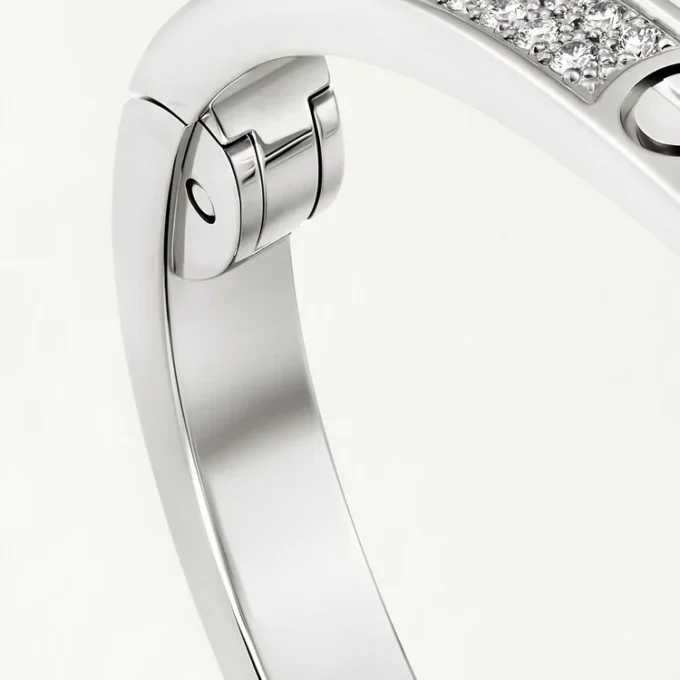 Pulseira Love, modelo pequeno, pavé