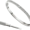Pulseira Love, modelo pequeno, pavé