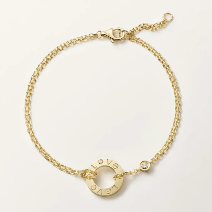 Pulseira Love – Ouro amarelo, diamantes – Cartier