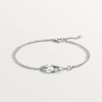 Pulseira Love – Ouro Branco, Diamantes – Cartier