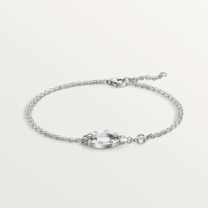 Pulseira Love – Ouro Branco, Diamantes – Cartier