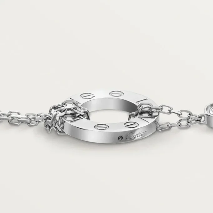Pulseira Love – Ouro Branco, Diamantes – Cartier