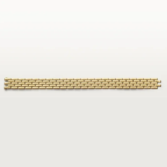 Pulseira Maillon Panthere, cinco fileiras
