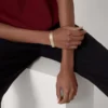 Pulseira Maillon Panthere, cinco fileiras