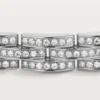 Pulseira Maillon Panthere, Três Filas, Pavé