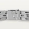 Pulseira Maillon Panthere, Três Filas, Pavé