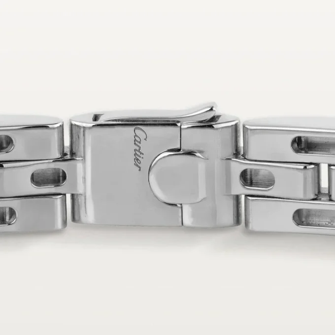 Pulseira Maillon Panthere, Três Filas, Pavé