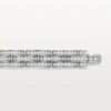 Pulseira Maillon Panthere, Três Filas, Pavé