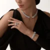 Pulseira Panthere De Cartier, articulada, com pavé